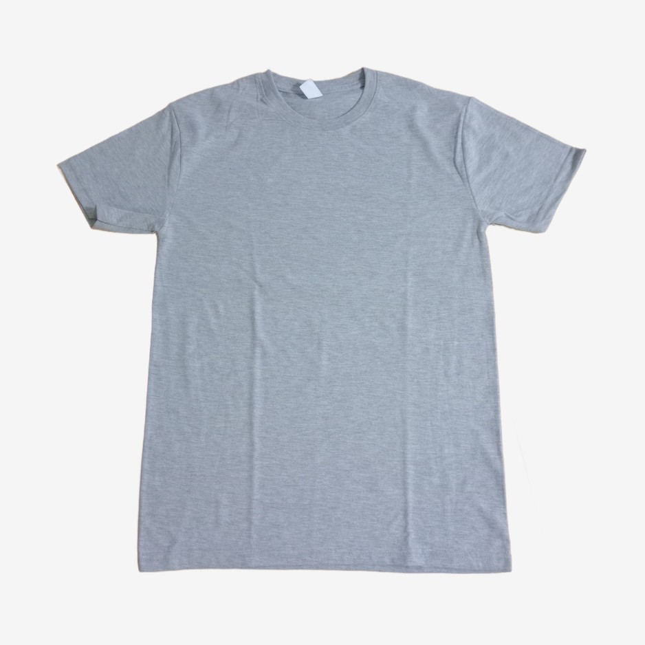 Remera Mangas Cortas Gris Basix