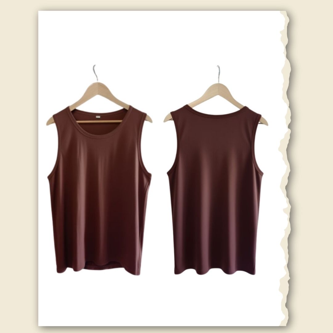 Musculosa 100% Algodón Marron